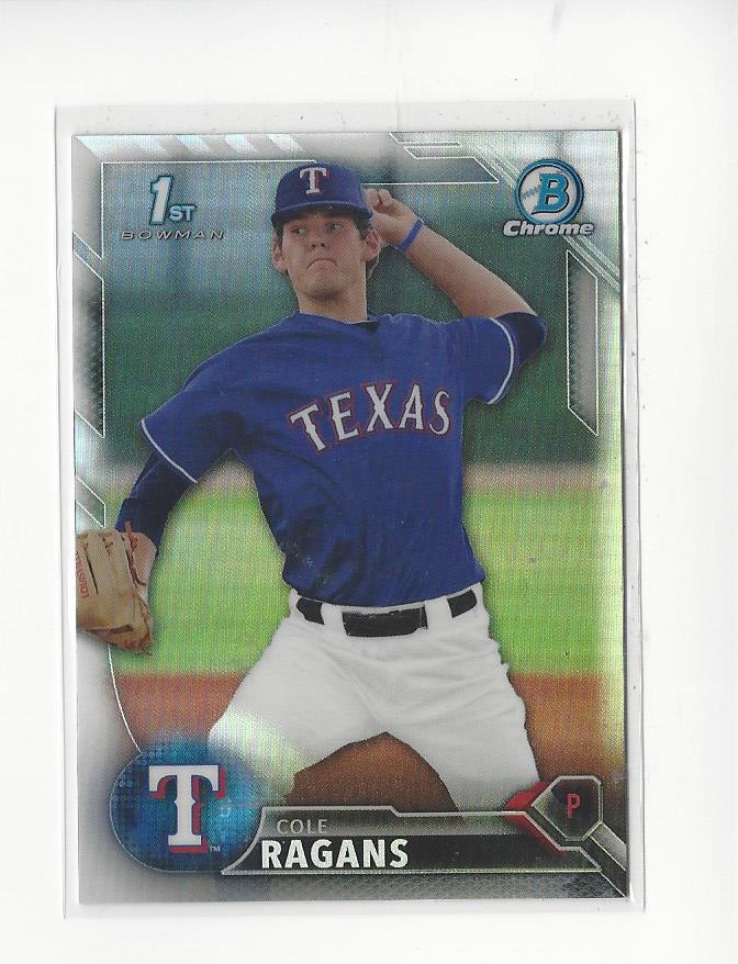 2016 Bowman Chrome Draft Refractors #BDC64 Cole Ragans