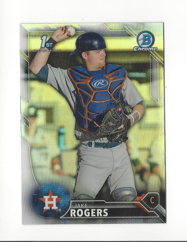 2016 Bowman Chrome Draft Refractors #BDC76 Jake Rogers