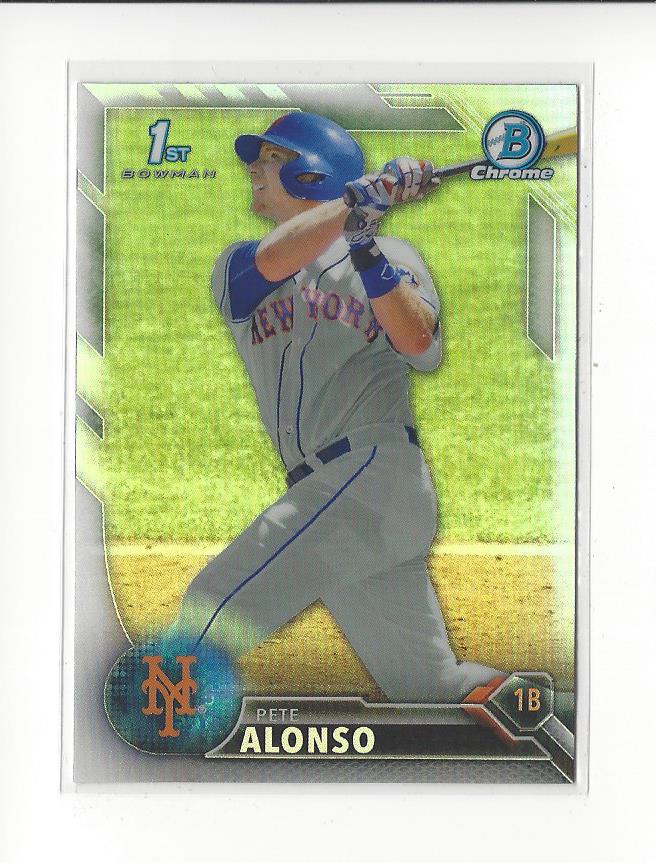 2016 Bowman Chrome Draft Refractors #BDC92 Pete Alonso