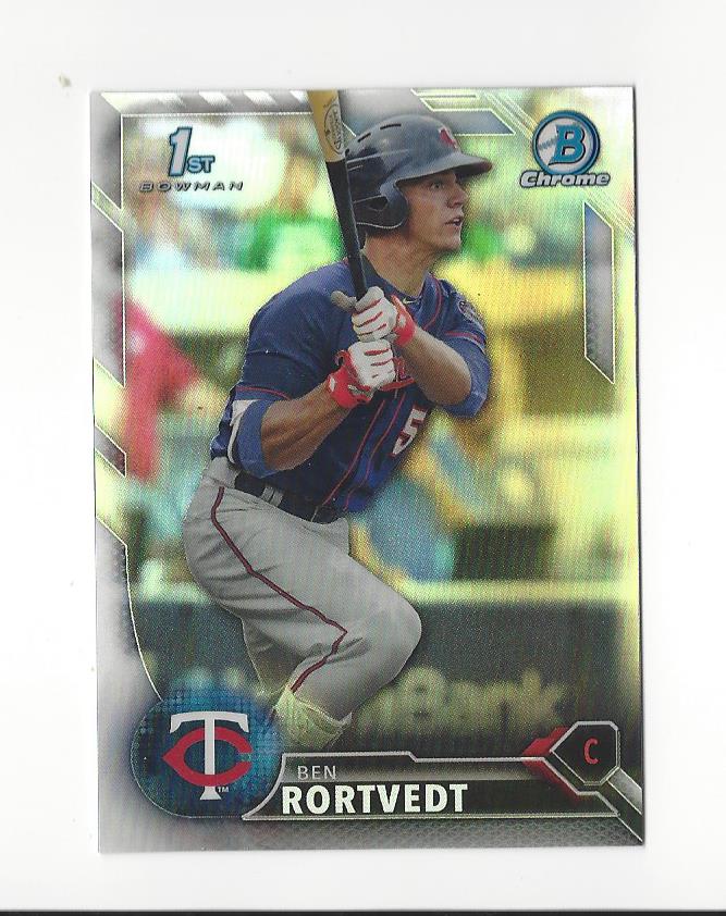 2016 Bowman Chrome Draft Refractors #BDC101 Ben Rortvedt