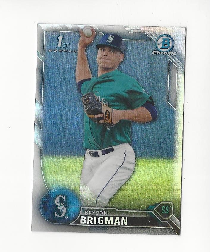 2016 Bowman Chrome Draft Refractors #BDC105 Bryson Brigman