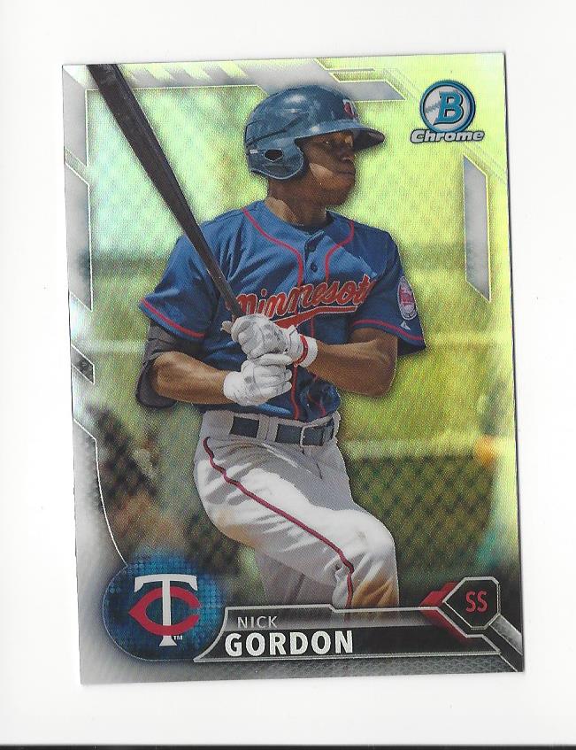 2016 Bowman Chrome Draft Refractors #BDC122 Nick Gordon