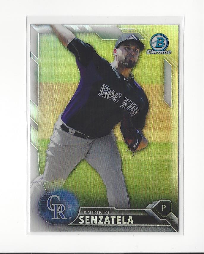 2016 Bowman Chrome Draft Refractors #BDC124 Antonio Senzatela