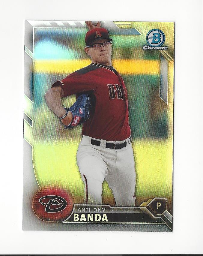 2016 Bowman Chrome Draft Refractors #BDC148 Anthony Banda