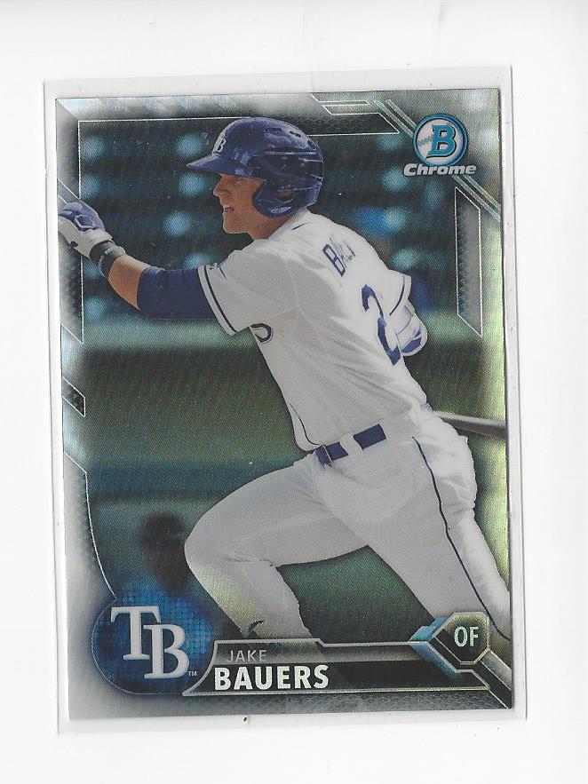 2016 Bowman Chrome Draft Refractors #BDC155 Jake Bauers