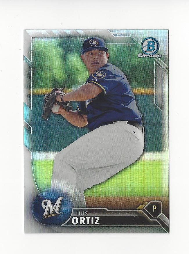 2016 Bowman Chrome Draft Refractors #BDC158 Luis Ortiz