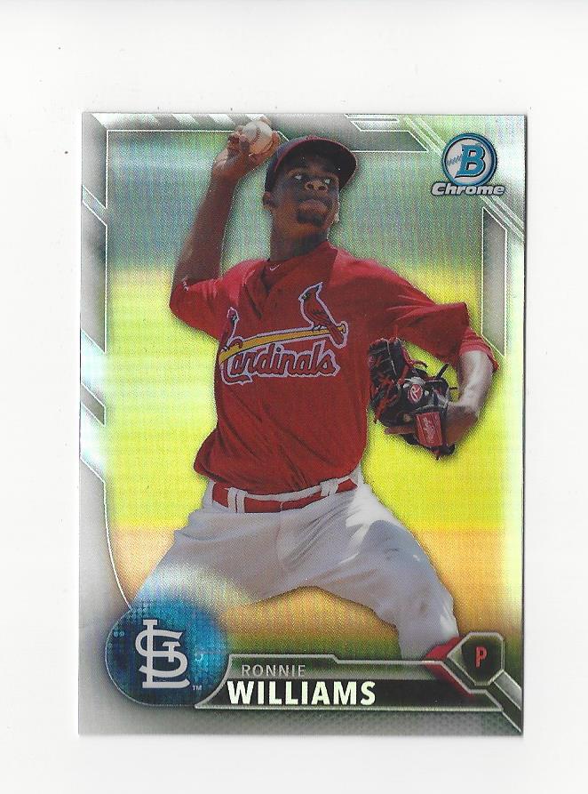 2016 Bowman Chrome Draft Refractors #BDC163 Ronnie Williams