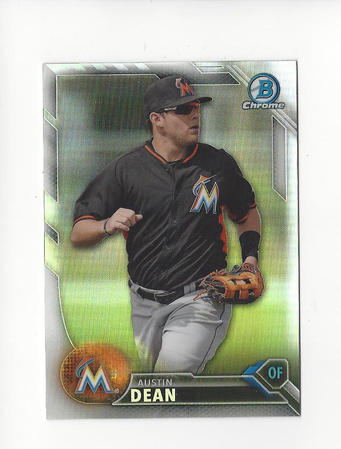 2016 Bowman Chrome Draft Refractors #BDC166 Austin Dean