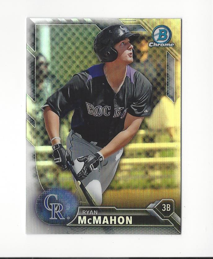 2016 Bowman Chrome Draft Refractors #BDC167 Ryan McMahon