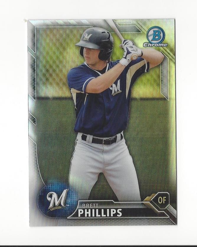 2016 Bowman Chrome Draft Refractors #BDC175 Brett Phillips