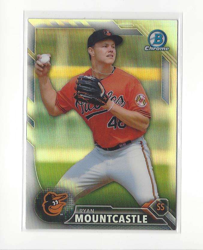2016 Bowman Chrome Draft Refractors #BDC199 Ryan Mountcastle