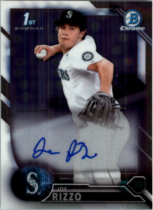 2016 Bowman Chrome Draft Draft Pick Autographs #CDAJR Joe Rizzo
