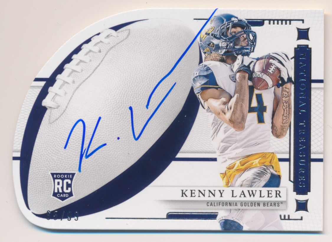 2016 Panini National Treasures Collegiate Die Cut Signatures #24 Kenny Lawler