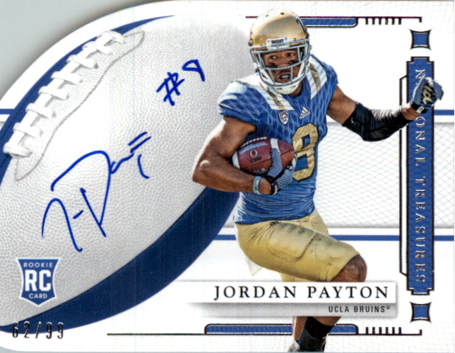 2016 Panini National Treasures Collegiate Die Cut Signatures #29 Jordan Payton