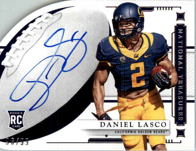 2016 Panini National Treasures Collegiate Die Cut Signatures #38 Daniel Lasco