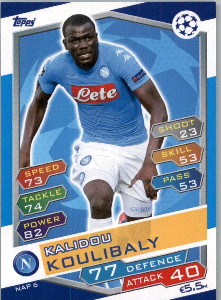 2016-17 Topps Match Attax UEFA Champions League #294 Kalidou Koulibaly