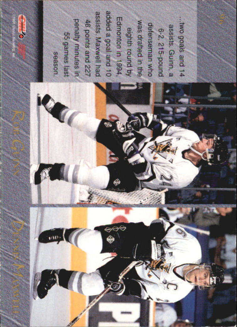 1995 Classic Printer's Proofs Gold #96 Sarnia Sting back image