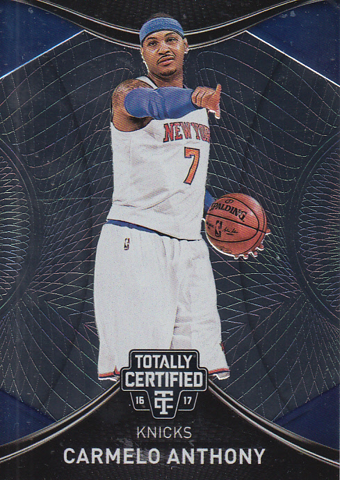 2016-17 Totally Certified #29 Carmelo Anthony - Nm-mt - Burbank 