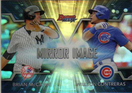2016 Bowman's Best Mirror Image #MI12 Brian McCann/Willson Contreras