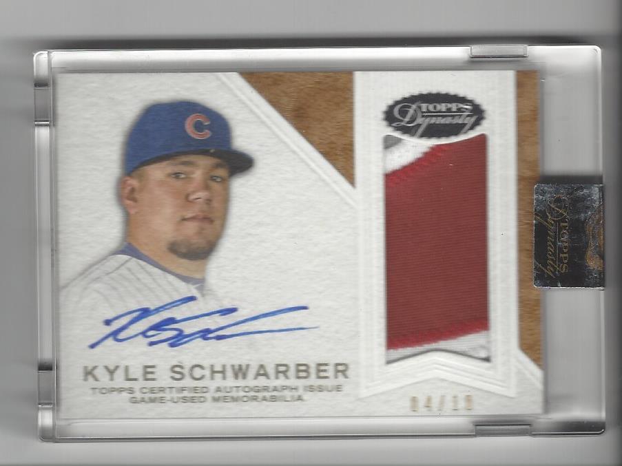 2016 Topps Dynasty Autograph Patches #APKS6 Kyle Schwarber RC