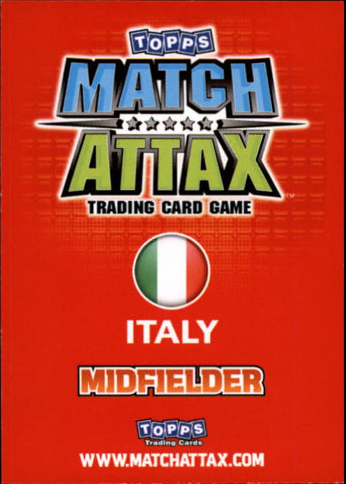 2010 Topps Match Attax World Cup #137 Daniele De Rossi