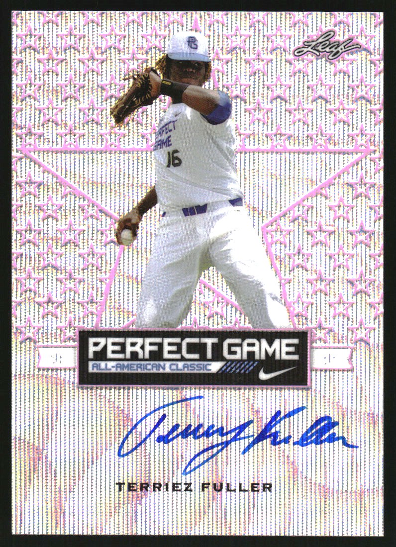 2016 Leaf Metal Perfect Game All-American Star Etched Pink #BATF1 Terriez Fuller