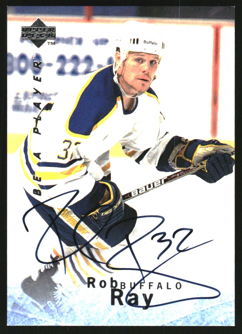 1995-96 Be A Player Autographs #S56 Rob Ray