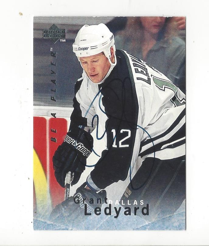 1995-96 Be A Player Autographs #S104 Grant Ledyard