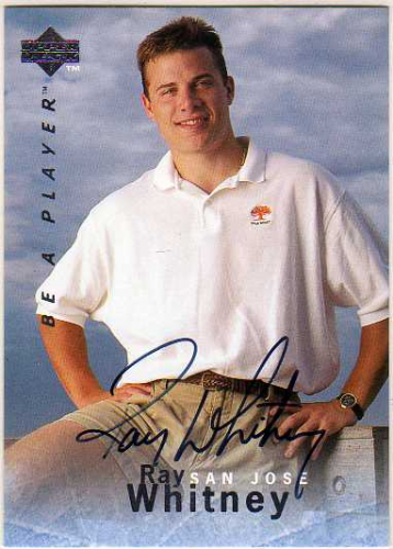 1995-96 Be A Player Autographs #S125 Ray Whitney