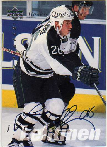1995-96 Be A Player Autographs #S175 Jere Lehtinen