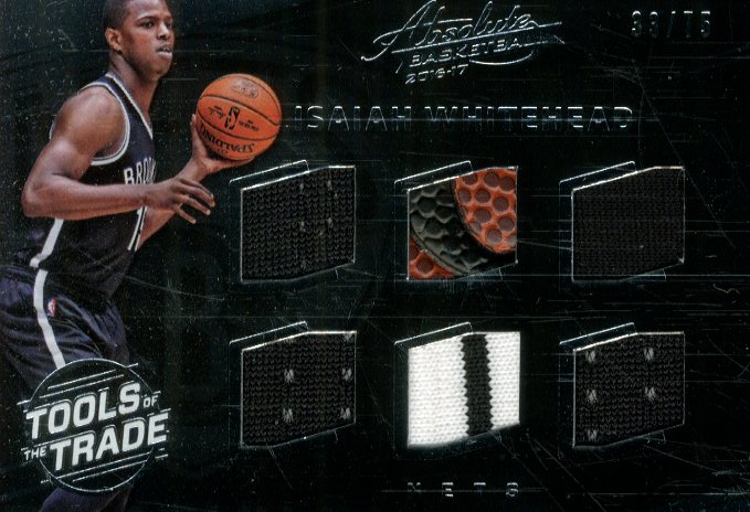 2016-17 Absolute Memorabilia Tools of the Trade Rookie Materials Six #2 Isaiah Whitehead