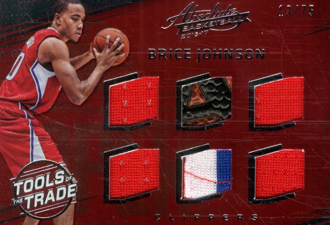 2016-17 Absolute Memorabilia Tools of the Trade Rookie Materials Six #13 Brice Johnson