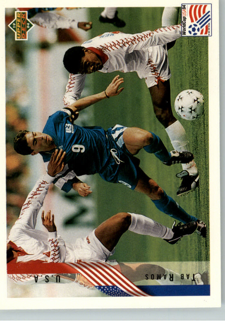 1994 Upper Deck World Cup Contenders English/German #9 Tab Ramos