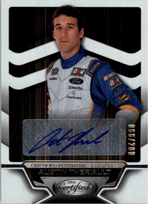 2016 Certified Potential Signatures #3 Austin Theriault/200