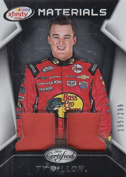 2016 Certified Xfinity Materials #5 Ty Dillon