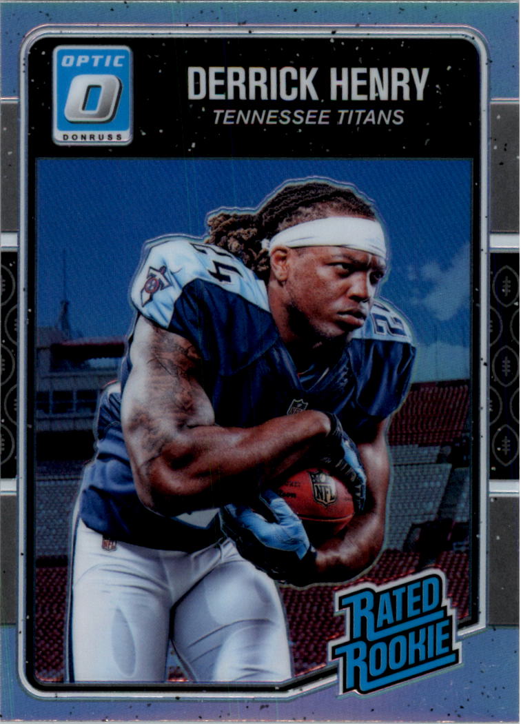 : Derrick Henry 2016 Donruss Mint RATED ROOKIE Card #365 Showing  this Tennessee Titans Star in His Blue Jersey : Collectibles & Fine Art