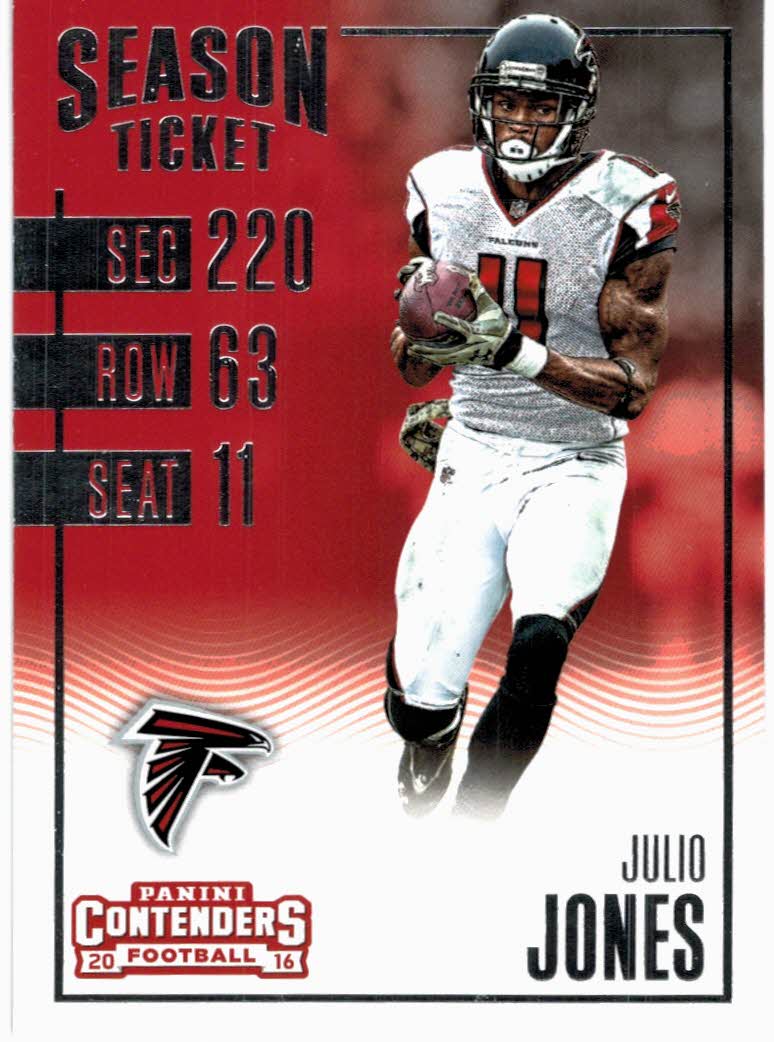 : 2016 Score Franchise #25 Julio Jones Falcons Football