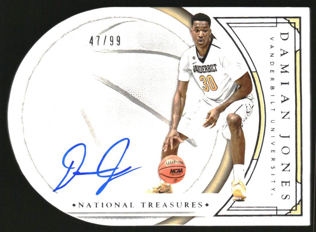 2016 Panini National Treasures Collegiate Die Cut Signatures #31 Damian Jones