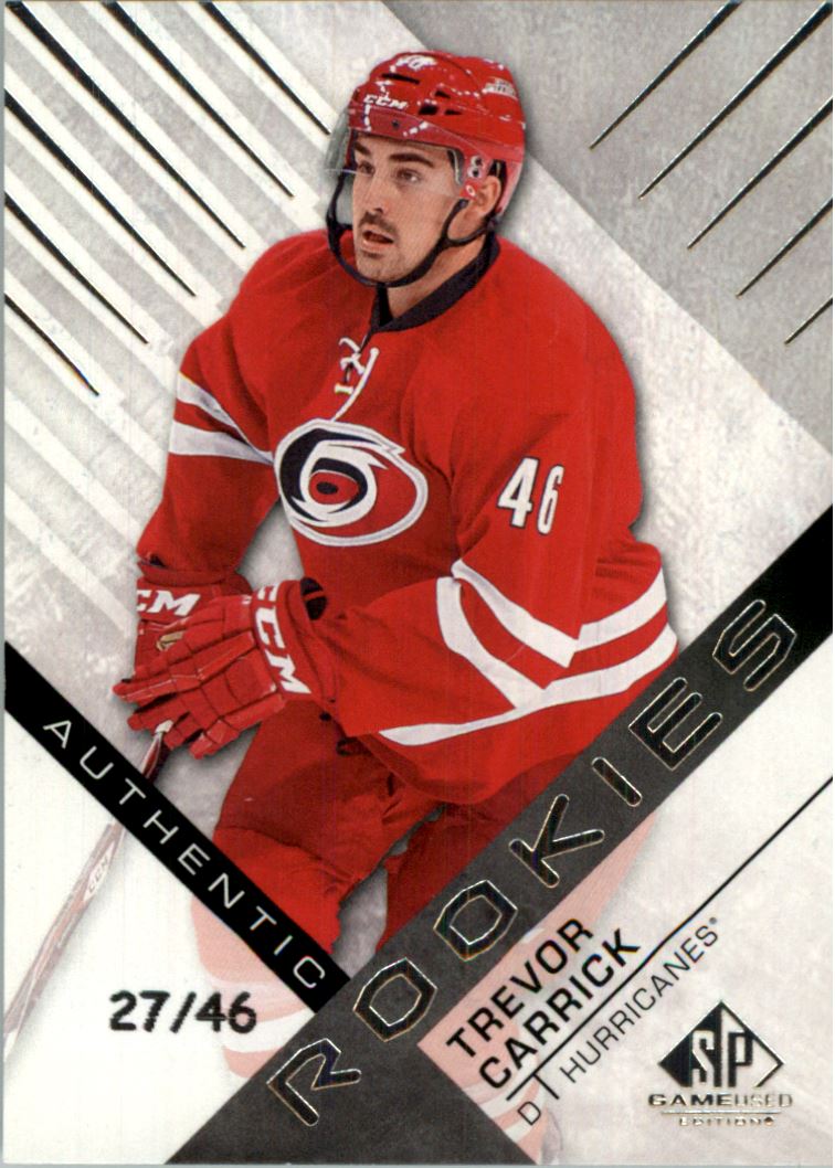 2016-17 SP Game Used #198 Trevor Carrick/46 RC