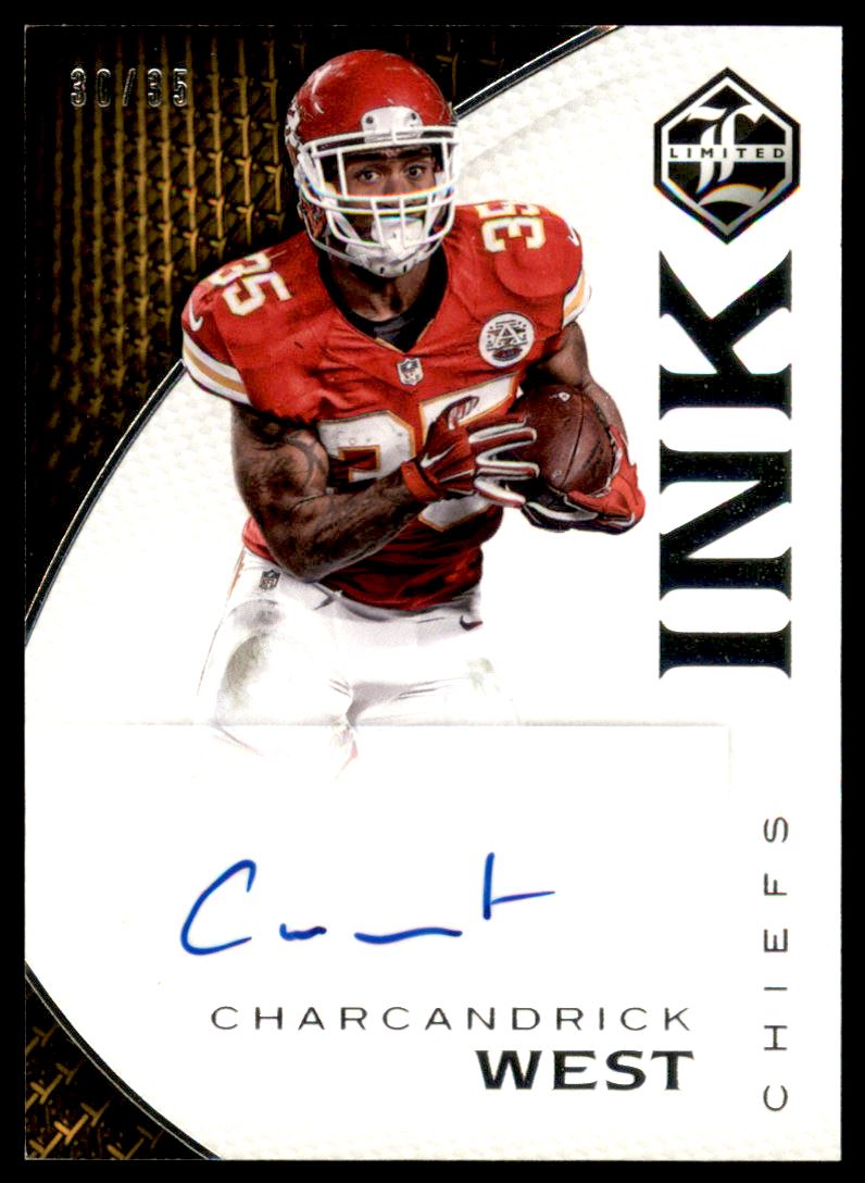 2016 Limited Ink Silver Spotlight #7 Charcandrick West