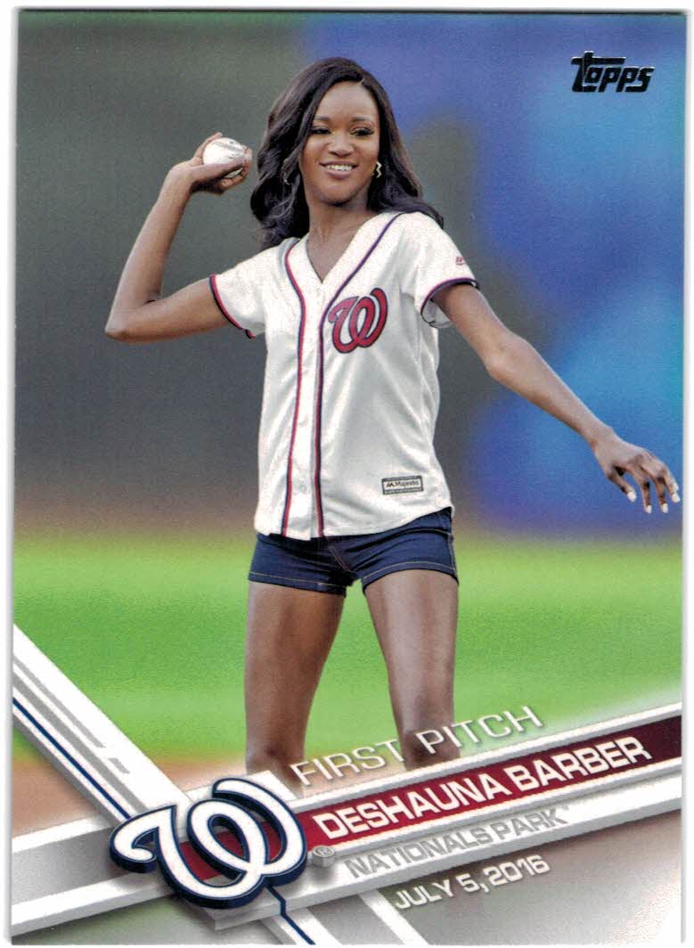 2017 Topps First Pitch #FP5 Deshauna Barber