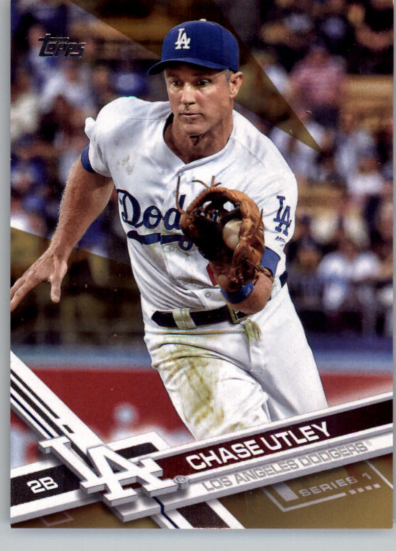 2017 Topps Gold #134 Chase Utley