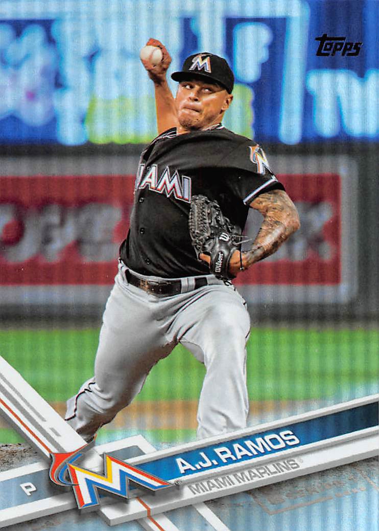 2017 Topps Rainbow Foil #194 A.J. Ramos