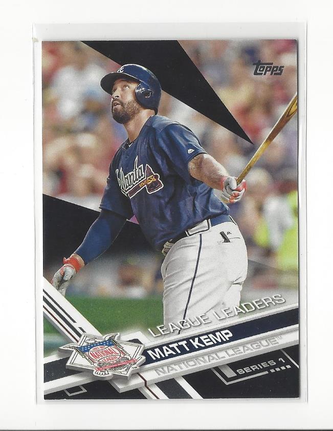 2017 Topps Black #295 Matt Kemp LL