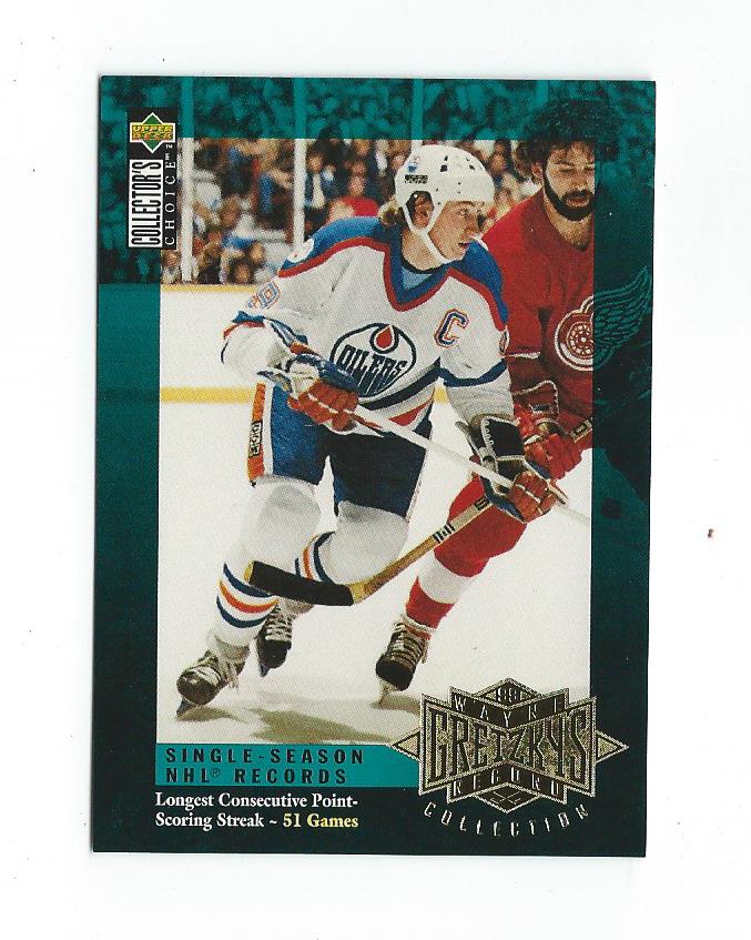 1995-96 Upper Deck Gretzky Collection #G5 Longest Consecutive Point-Score