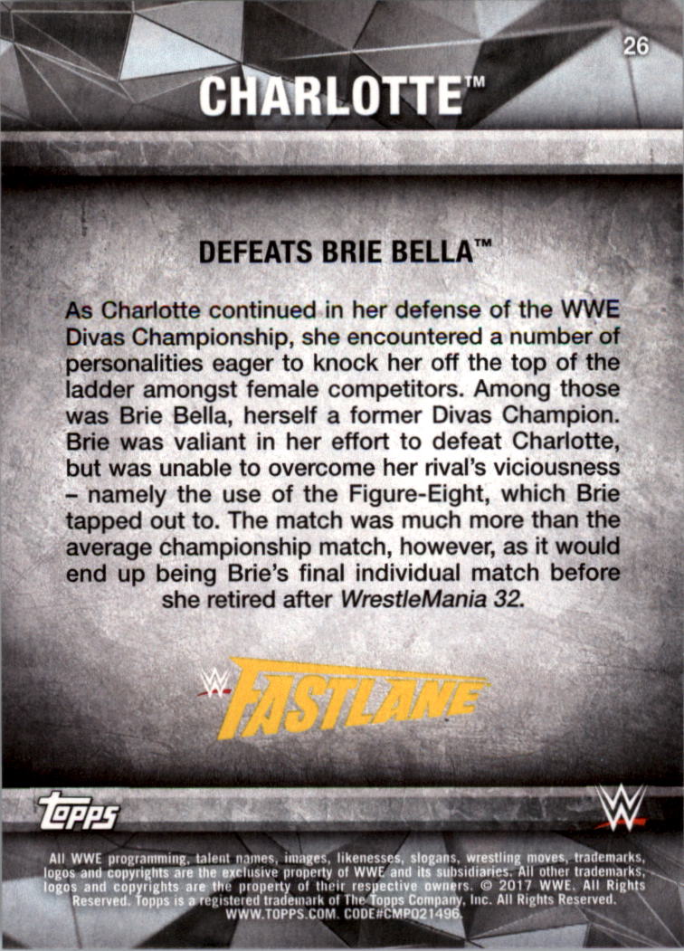 2017 Topps WWE Road to Wrestlemania Bronze parallel you pick - Picture 11 of 37