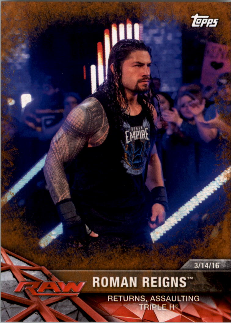 2017 Topps WWE Road to Wrestlemania Bronze parallel you pick - Picture 16 of 37