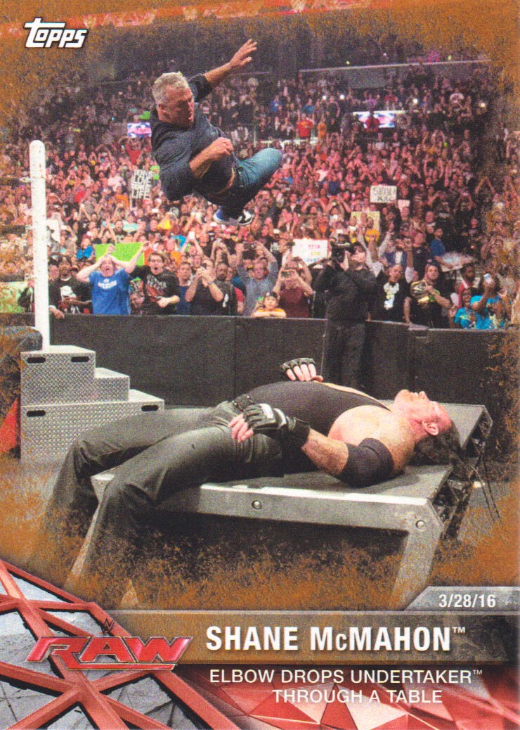 2017 Topps WWE Undisputed #34 Shane McMahon Wrestling Card