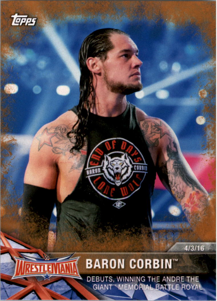 2017 Topps WWE Road to Wrestlemania Bronze parallel you pick - Picture 24 of 37