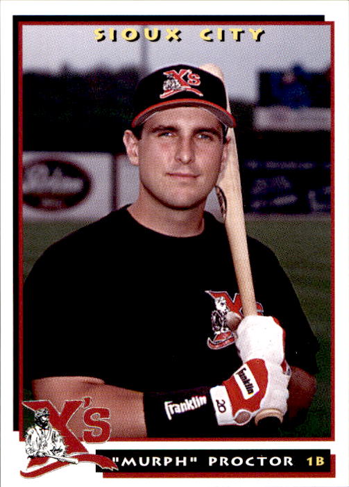 1996 Sioux City Explorers 23 Murph Proctor Carmel California CA